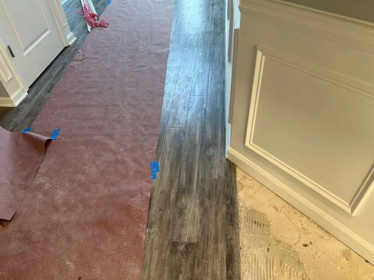 Completed marble shower restoration in Marion